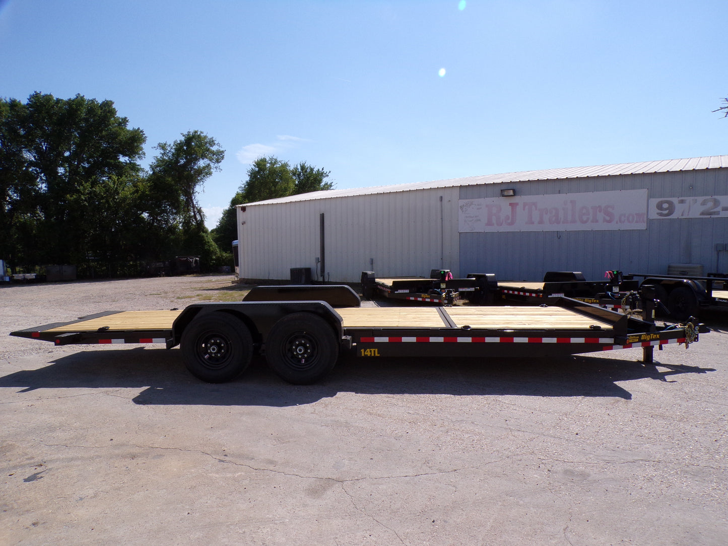 2025 BIG TEX 83x22 TILT Equipment Utility Trailer - FREE SHIPPING !!!