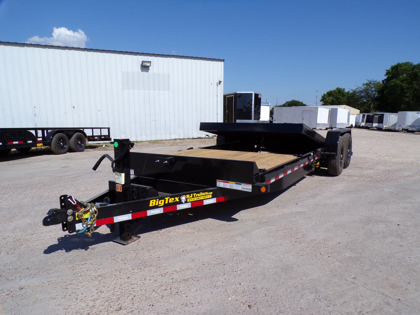 2025 BIG TEX 83x22 TILT Equipment Utility Trailer - FREE SHIPPING !!!