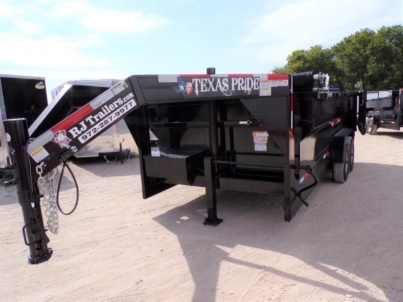 NEW 82x16 Gooseneck Dump Trailer - FREE SHIPPING !!!